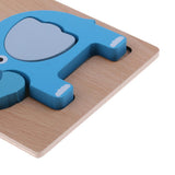 Max 3D Animal Puzzle Children Wooden Jigsaw Puzzle Toy  Elephant
