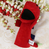 Max Soft Cloth T-Rex Dinosaur Doll Hand Puppet with Movable Mouth Kids Toy Red