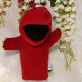 Max Soft Cloth T-Rex Dinosaur Doll Hand Puppet with Movable Mouth Kids Toy Red