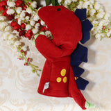 Max Soft Cloth T-Rex Dinosaur Doll Hand Puppet with Movable Mouth Kids Toy Red