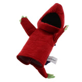 Max Soft Cloth T-Rex Dinosaur Doll Hand Puppet with Movable Mouth Kids Toy Red