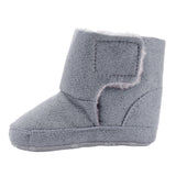 Maxbell Winter Kids Cotton Shoes Non-Slip Warm Baby BootsGray for 9-12 months