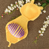 Maxbell Crochet Costume Knitted Hats Outfits Newborn Photography Props Snail