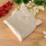 Maxbell Soft Infant Toddler Winter Hat Knitted Baby Beanies Winter Caps Beige