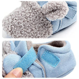 Baby Soft Sole Shoes Sneakers Winter Warm Boots Trainer 6-9Months Grey