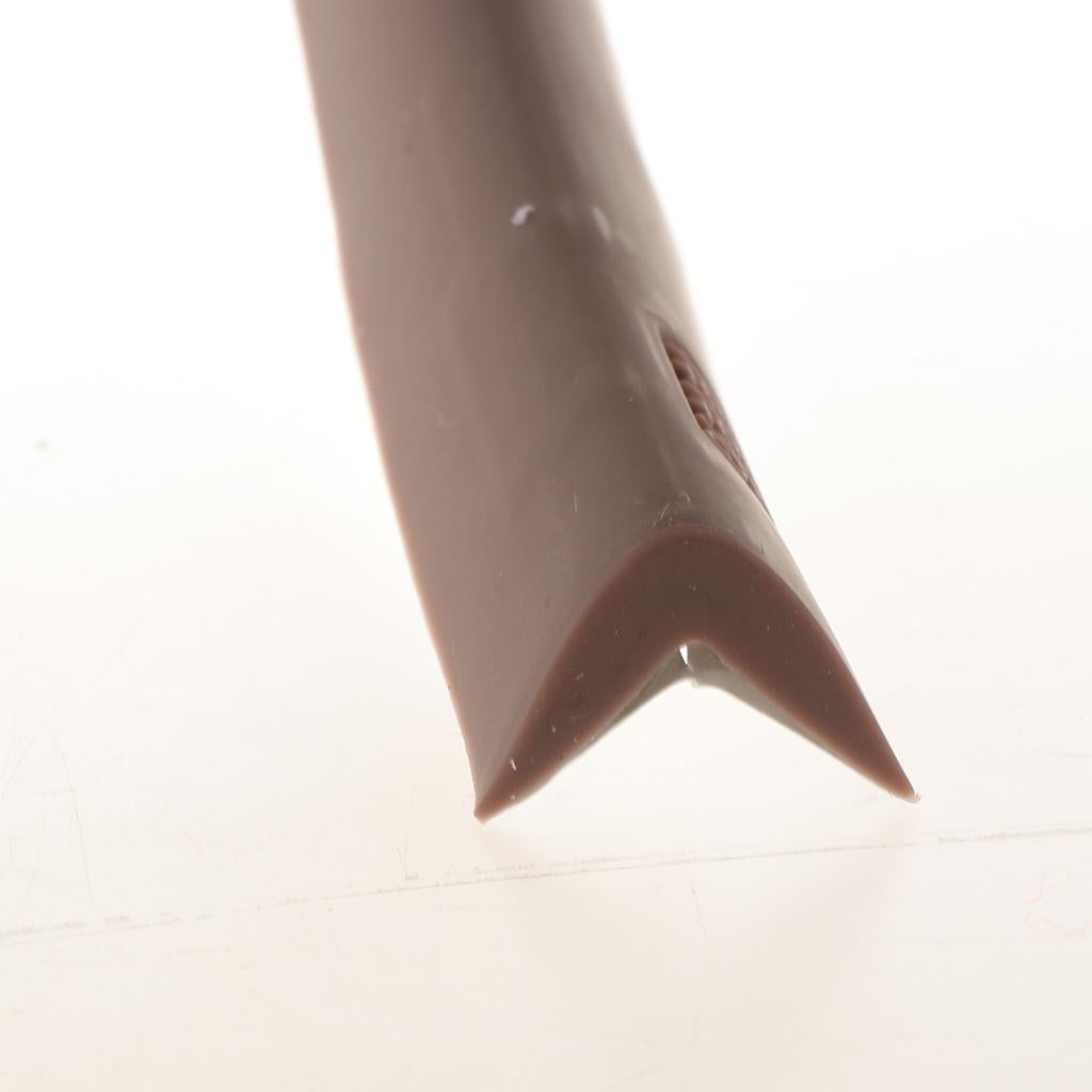 Maxbell 2pcs Furniture Edge & Corner Guards 1.64ft Safe Edge Bumper Guard Coffee