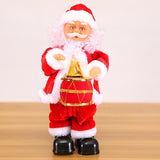 Max Animated Musical Dancing Drum Santa Claus Christmas Doll Figure Home Decor