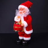 Max Animated Musical Dancing Drum Santa Claus Christmas Doll Figure Home Decor