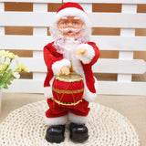 Max Animated Musical Dancing Drum Santa Claus Christmas Doll Figure Home Decor