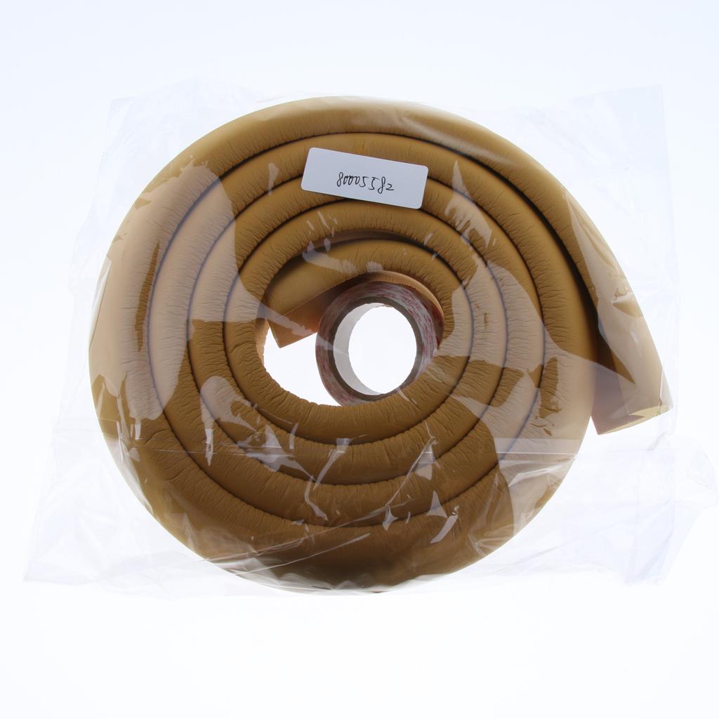 Maxbell 2M L Shape Rubber Strap Edge Guard Baby Safety Corner Protection Wooden
