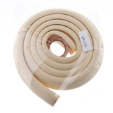 Maxbell 2M L Shape Rubber Strap Edge Guard Baby Safety Corner Protection Beige