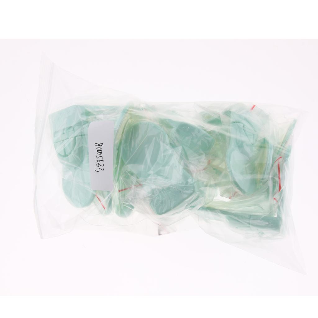 Maxbell Pack of 10 Plastic Baby Proofing Right Angle Safety Lock for Cabinets Green
