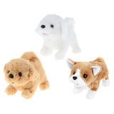 Max Electronic Plush Dog Robot Toy Walk Bark Wag tail Kids Gift Bichon Frise