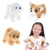 Max Electronic Plush Dog Robot Toy Walk Bark Wag tail Kids Gift Bichon Frise