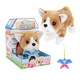 Maxbell Electronic Plush Dog Robot Toy Walk Bark Wag tail Kids Gift Welsh Corgi