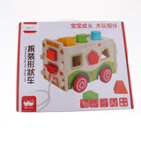 Maxbell Bus Shape Sorter Sorting Fun Push Along Activity Color Learning Toy