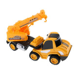 Max Pull Back Vehicle Construction Truck Model Toy Kids Gift Crane