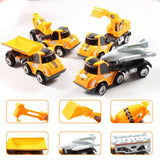 Max Pull Back Vehicle Construction Truck Model Toy Kids Gift Crane