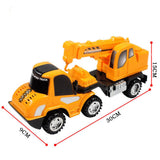 Max Pull Back Vehicle Construction Truck Model Toy Kids Gift Crane
