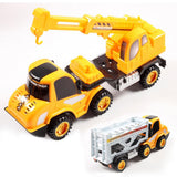 Max Pull Back Vehicle Construction Truck Model Toy Kids Gift Crane