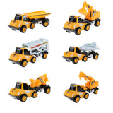 Max Pull Back Vehicle Construction Truck Model Toy Kids Gift Crane