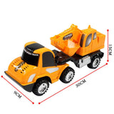 Max Pull Back Vehicle Construction Truck Model Toy Kids Gift Excavator