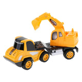 Max Pull Back Vehicle Construction Truck Model Toy Kids Gift Excavator
