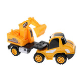 Max Pull Back Vehicle Construction Truck Model Toy Kids Gift Excavator