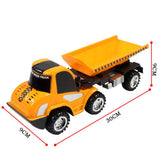 Max Pull Back Vehicle Construction Truck Model Toy Kids Gift Transport Truck