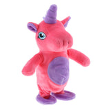 Maxbell Children Electronic Pet Walking Speaking Unicorn Stuffed Animal Plush Soft Doll Kids Baby Educational Toy Gift –Pink