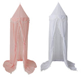 Maxbell Kids Chiffon Bed Canopy Curtain Mosquito Net Bed Tent Bedroom Decor Pink