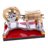 Maxbell 300-500RPM Flame Licker Eater Flywheel Stirling Engine Motor Generator Science Kits