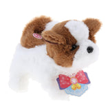 Max Electronic Plush Dog Robot Toy Walk Bark Wag tail Kids Gift Saint Bernard