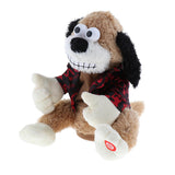 Maxbell 23cm Singing Musical Dancing Electronic Plush Dog Animal Pet Toys For Kids