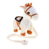 Maxbell Singing and Walking Horse Soft Toy Electric Plush Toy Pony Music Toys for Baby Children Gifts