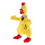 Maxbell Funny Crazy Screaming & Singing Songs Chicken Plush Baby Toys Electric Stuffed Animal Musical Doll Electronic Pets Gift