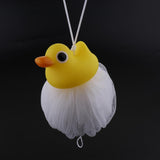 Maxbell Children Bath Shower Sponge Puff Pouf Cartoon Design Scrubber Balls Duck