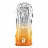 Maxbell Male Masturbator Cup Soft Vagina Adult Endurance Exercise Sex Toys Orange