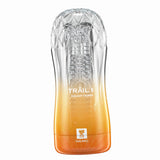 Maxbell Male Masturbator Cup Soft Vagina Adult Endurance Exercise Sex Toys Orange