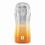 Maxbell Male Masturbator Cup Soft Vagina Adult Endurance Exercise Sex Toys Orange