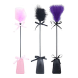 Maxbell French Feather ticklers whips floggers Games Teaser Soft for Lovers Pets Night Pink