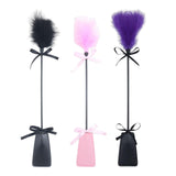 Maxbell French Feather ticklers whips floggers Games Teaser Soft for Lovers Pets Night Pink