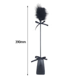 Maxbell French Feather ticklers whips floggers Games Teaser Soft for Lovers Pets Night Black