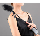 Maxbell French Feather ticklers whips floggers Games Teaser Soft for Lovers Pets Night Black