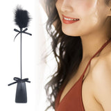 Maxbell French Feather ticklers whips floggers Games Teaser Soft for Lovers Pets Night Black