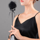 Maxbell French Feather ticklers whips floggers Games Teaser Soft for Lovers Pets Night Black