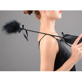 Maxbell French Feather ticklers whips floggers Games Teaser Soft for Lovers Pets Night Black