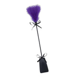 Maxbell French Feather ticklers whips floggers Games Teaser Soft for Lovers Pets Night Violet