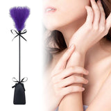 Maxbell French Feather ticklers whips floggers Games Teaser Soft for Lovers Pets Night Violet