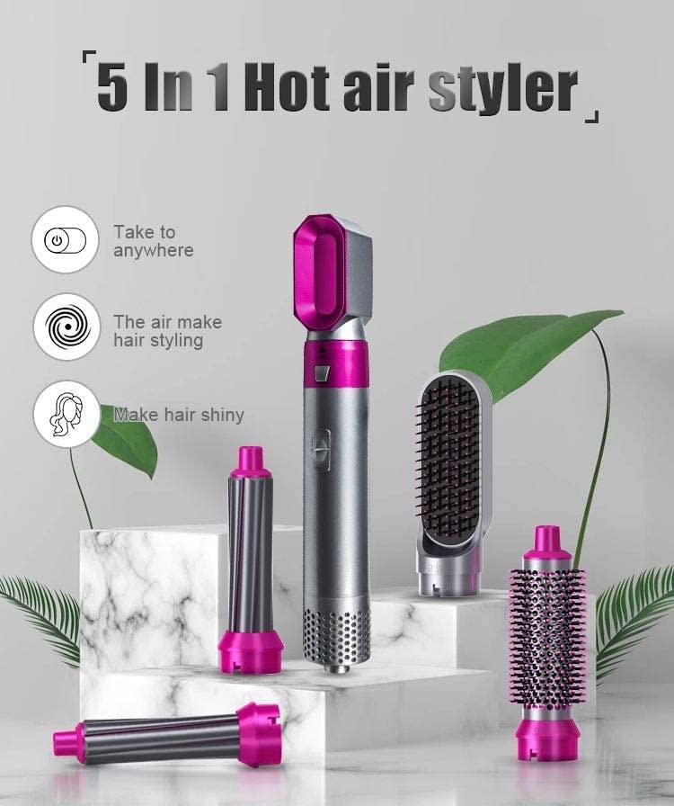 Maxbell 5 in 1 Hot Air Styler Hair Dryer Comb - Aladdin Shoppers